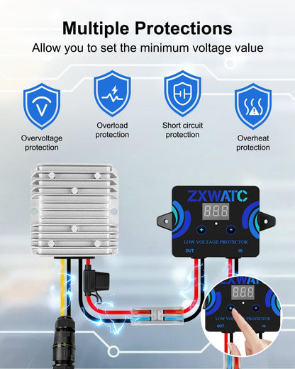12V/24V to 57V 4.5A DC Boost Converter for Starlink Gen 3