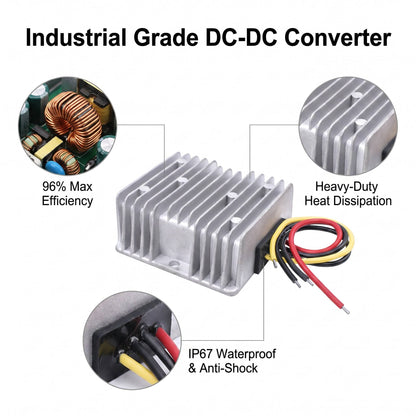 8-40V to 12V 6A 10A DC Voltage Stabilizer | Boost Buck Converter