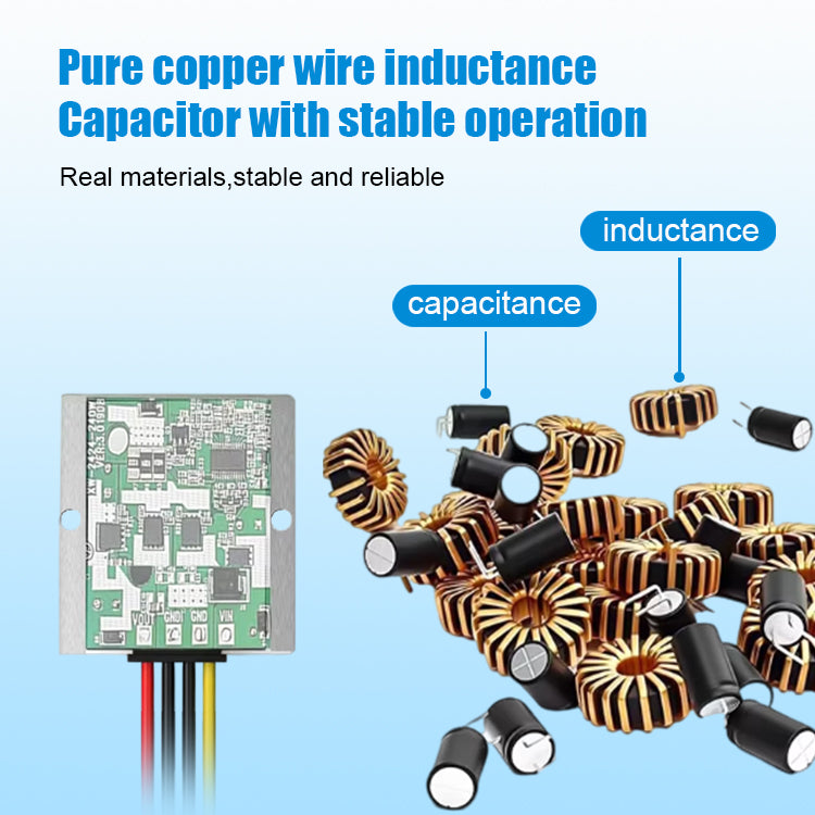 Adaptateur secteur allume-cigare 10-40 V, régulateur de tension 25 A, convertisseur abaisseur 12 V CC vers 5 V