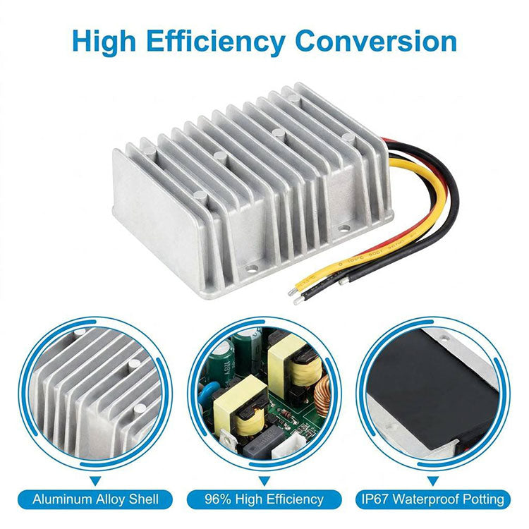 8-40V to 12V 15A 20A 25A Buck Boost Converter | Regulator DC Voltage Reducer Converter