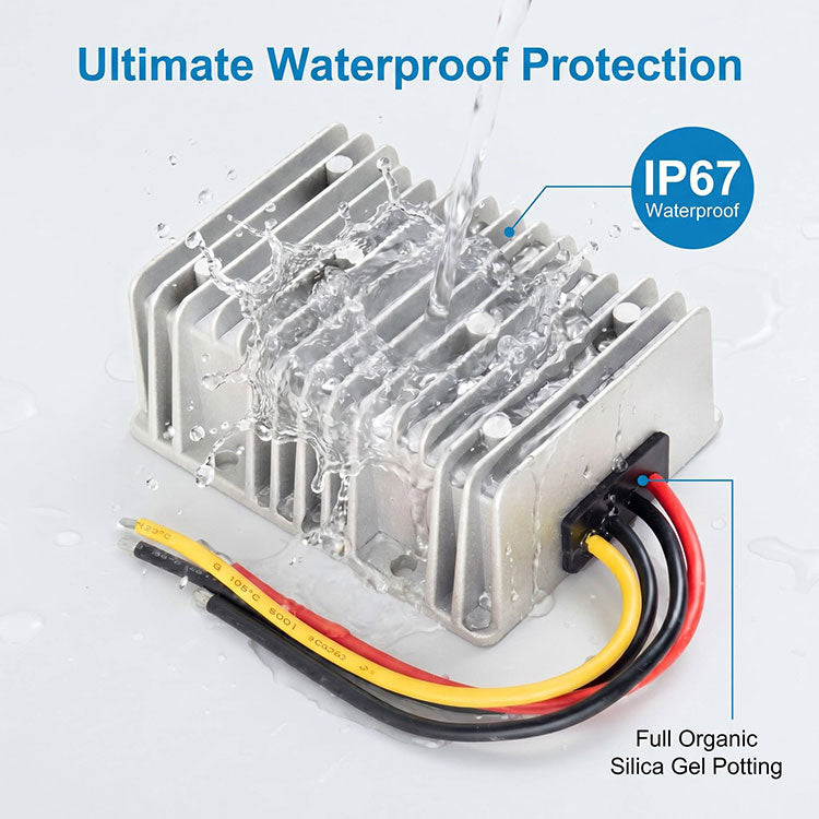 8-40V to 12V 15A 20A 25A Buck Boost Converter | Regulator DC Voltage Reducer Converter