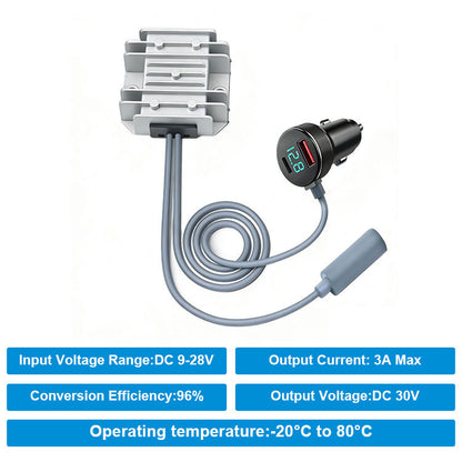 Starlink Mini Car Power Adapter – 12V/24V to 30V 3.5A DC Boost Converter