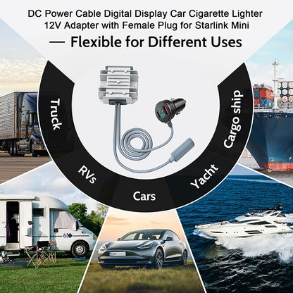 Starlink Mini Car Power Adapter – 12V/24V to 30V 3.5A DC Boost Converter