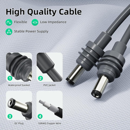 Starlink Mini DC Power Extension Cable | Plug and Play for Starlink Mini