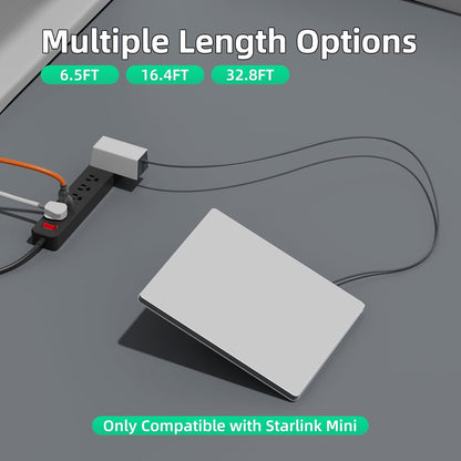 Starlink Mini DC Power Extension Cable | Plug and Play for Starlink Mini