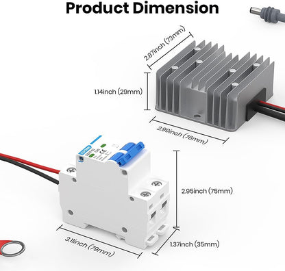 Starlink Gen 3 12V Conversion Kit | 12V to 57V 4.5A DC Step up Converter